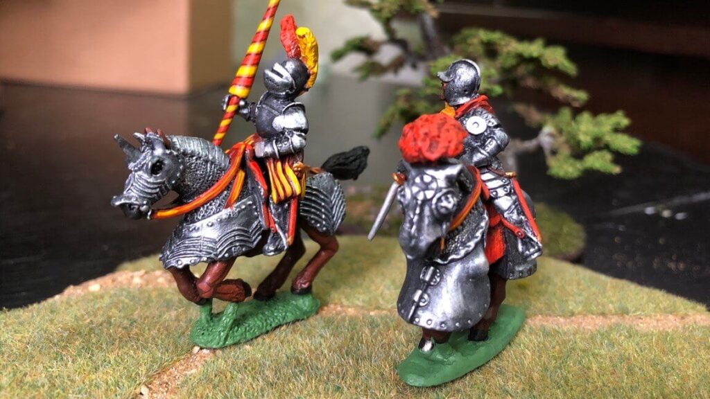 Wargaming painting layering and basic highlight on medieval miniatures