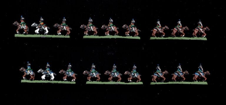 10mm Napoleonic light cavalry / chasseurs a cheval miniatures