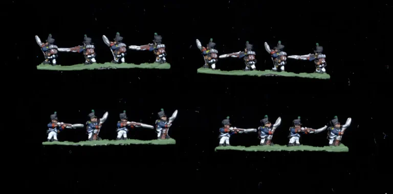 10mm Napoleonic line infantry strips painted in wargame quality